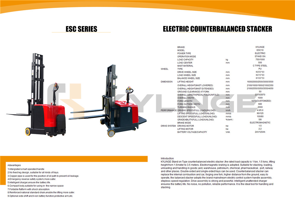 Stacker Counterbalance zuru ezu