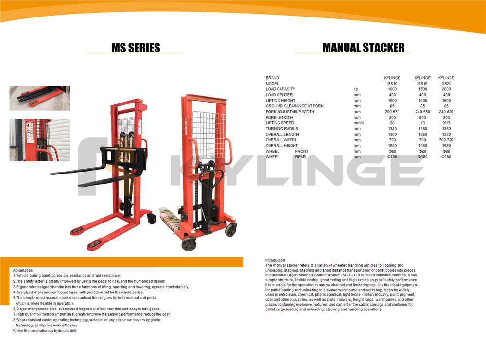 Manual Pallet Stacker